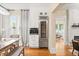 Modern kitchen with white cabinets and stainless steel appliances at 2001 Sanford Ave, Sanford, FL 32771