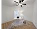 Home office with wood flooring and built-in workspace at 25141 Clifford Hl, Leesburg, FL 34748
