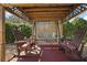 Relaxing pergola with seating area at 34205 Island Dr, Leesburg, FL 34788