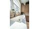 Modern kitchen sink with a sleek faucet and quartz countertops at 871 Cr 548, Bushnell, FL 33513