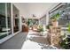 Large screened porch overlooking the backyard at 871 Cr 548, Bushnell, FL 33513