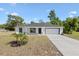 Charming one-story home with a well-manicured lawn and a spacious two-car garage at 9139 Se 155Th Pl, Summerfield, FL 34491