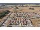 Aerial view of a residential neighborhood showing home and street layout at 12306 Ne 48Th Way, Oxford, FL 34484