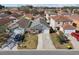 Aerial view of a single-Gathering home in a residential neighborhood at 12306 Ne 48Th Way, Oxford, FL 34484