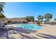 Resort-style pool with plenty of lounge chairs at 12306 Ne 48Th Way, Oxford, FL 34484