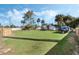 Large backyard with grassy lawn and wooden fence at 2121 Croat St, Mount Dora, FL 32757