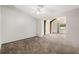 Bright living room with vaulted ceiling and fireplace at 2121 Croat St, Mount Dora, FL 32757