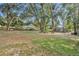 Large backyard with mature trees and park-like setting at 214 Forest Park Ln, Lady Lake, FL 32159