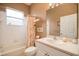 Bathroom with tub, shower, and vanity at 2298 Caledonian St, Clermont, FL 34711