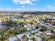 Community aerial view, with beautiful lakes and landscaping, showing the position of the homes in the neighborhood at 25941 Newcombe Cir, Leesburg, FL 34748