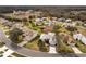 Aerial view of neighborhood showcasing homes and landscape at 26908 Honeymoon Ave, Leesburg, FL 34748