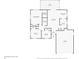 Floor plan showing a 2-bedroom, 2-bathroom house with a 1-car garage and patio at 2725 Lakewood Ln, Eustis, FL 32726