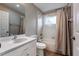 Clean bathroom with tub and shower combination at 27302 Orchid Glade St, Leesburg, FL 34748