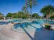 Community pool with a separate kiddie pool area at 27302 Orchid Glade St, Leesburg, FL 34748