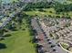 Aerial view showing home's location near golf course at 3253 Archer Ave, The Villages, FL 32162