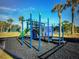 playground with modern equipment at 4077 Greystone Dr, Clermont, FL 34711