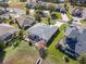 Property's location shown via an aerial view at 5502 Bounty Cir, Tavares, FL 32778