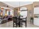 Kitchen nook area with view into living room at 6216 Landings Blvd, Lady Lake, FL 32159