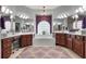 Double vanity and soaking tub in luxurious Primary bath at 9033 Laurel Ridge Dr, Mount Dora, FL 32757