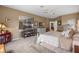 Large Primary bedroom with king bed and en-suite bathroom at 9033 Laurel Ridge Dr, Mount Dora, FL 32757