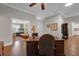 View of living room and Gathering room from the desk at 16967 Se 93Rd Cuthbert Cir, The Villages, FL 32162