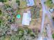 Aerial view of property showing home, pool, and surrounding land at 1029 Cr 452A, Lake Panasoffkee, FL 33538