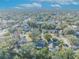 Aerial view of residential neighborhood showcasing homes and landscape at 1101 Lantana Dr, Eustis, FL 32726