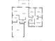 Floor plan of house showing dimensions for rooms and features at 1101 Lantana Dr, Eustis, FL 32726