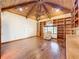 Spacious library with wood built-ins and vaulted ceiling at 1130 Elysium Blvd, Mount Dora, FL 32757