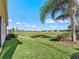 Spacious backyard overlooking a golf course and providing a serene view at 12213 Se 176Th Loop, Summerfield, FL 34491