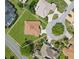 Bird's eye view of a single Gathering home on a large lot at 1276 Bennett Pl, The Villages, FL 32162