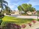 Landscaped community with lush greenery and palm trees at 1276 Bennett Pl, The Villages, FL 32162