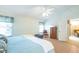 Bright bedroom with tile flooring and a view to the living room at 2202 Margarita Dr, The Villages, FL 32159