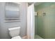 Clean bathroom with shower stall and toilet at 28228 Tammi Dr, Tavares, FL 32778