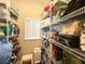 Well-organized pantry with wire shelving, perfect for storage at 41913 Cassia St, Eustis, FL 32736