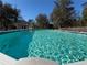 Relaxing, refreshing, blue above ground pool at 41913 Cassia St, Eustis, FL 32736