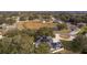 Aerial view showcasing home, pool, and neighborhood at 5055 County Road 125 # B1, Wildwood, FL 34785