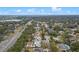 Aerial view of the house, highlighting its location and proximity to a main road at 5938 Marlberry Dr, Orlando, FL 32819