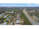 Aerial view highlighting the property's location near a major road and water at 5938 Marlberry Dr, Orlando, FL 32819