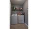 Bright laundry room with washer and dryer included at 702 Skyridge Rd, Clermont, FL 34711