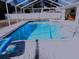 Inviting screened-in pool with patio at 7558 Sw 103Rd Loop, Ocala, FL 34476