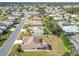 Aerial view of neighborhood with houses and landscaping at 9397 Se 124Th Pl, Summerfield, FL 34491