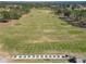 Aerial view of driving range with hitting bays at 9397 Se 124Th Pl, Summerfield, FL 34491