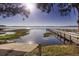 Lakefront property with a private dock and boat ramp at 10161 Spring Lake Dr, Clermont, FL 34711