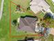 Aerial view of the property lines showcasing the lawn at 12886 Se 97Th Terrace Rd, Summerfield, FL 34491