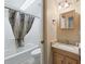 Clean bathroom with shower/tub combo at 1303 E Schwartz Blvd, The Villages, FL 32159