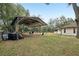 Metal storage shed in backyard at 15831 Se 89Th Ter, Summerfield, FL 34491