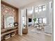 View of living room from entryway, showcasing open floorplan at 16254 Ravenna Ct, Bella Collina, FL 34756