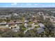 Wide aerial view of a neighborhood with many homes at 26548 Deuce Ct, Leesburg, FL 34748