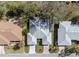 Aerial view of the house and surrounding area at 26912 Tanner St, Leesburg, FL 34748